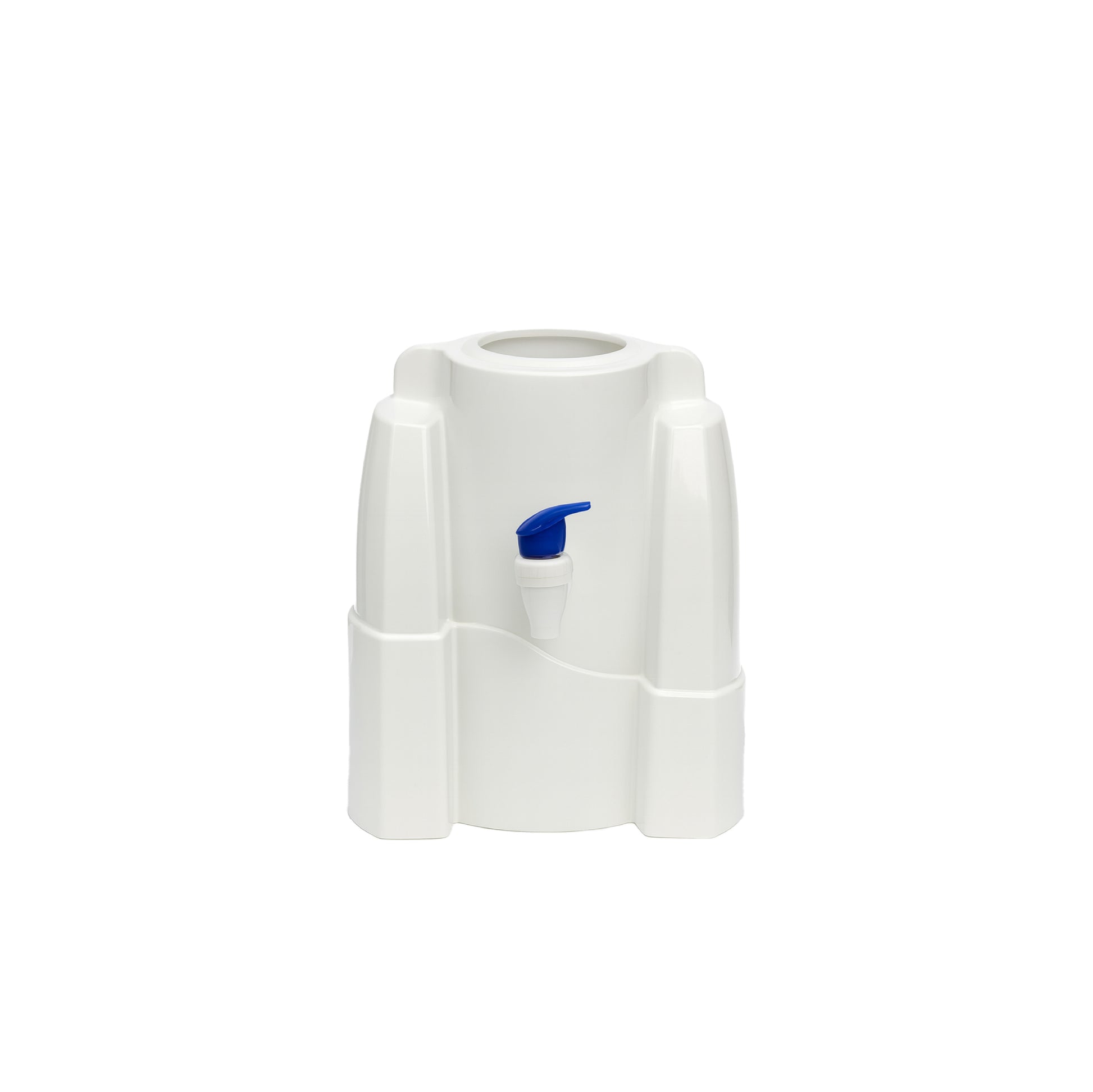 Dispensador de agua manual de soporte plástico blanco para bidón